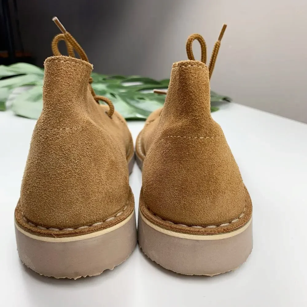 Roamers Desert Boots Tan Suede Leather M467 Size UK 4 US Men's 5